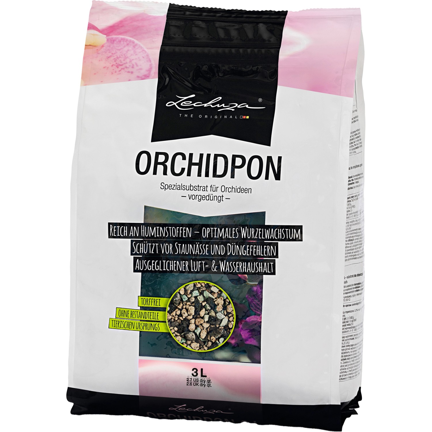 Pflanzsubstrat Lechuza® Orchidpon 3 Liter für Orchideen