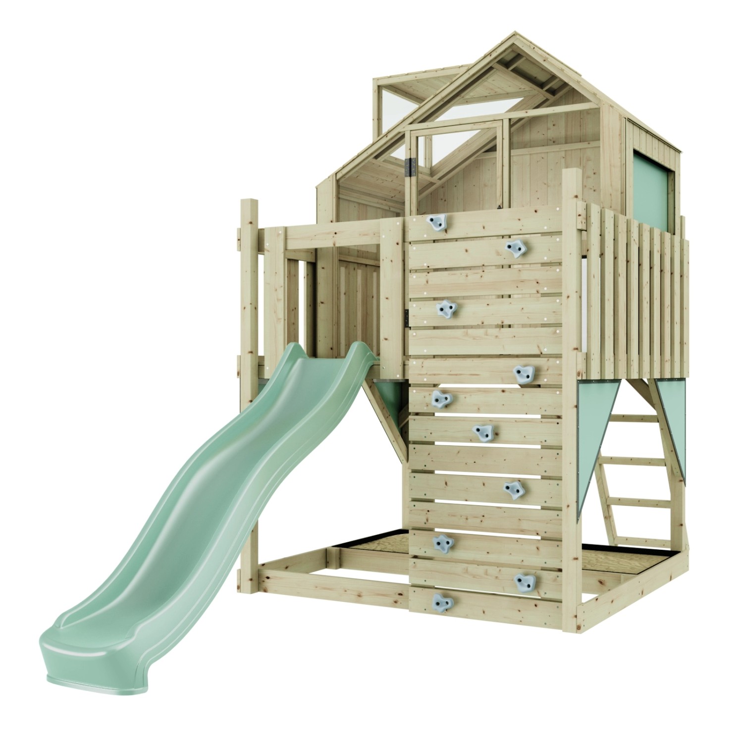OutdoorToys Stelzenhaus Meteorit Mintgrün