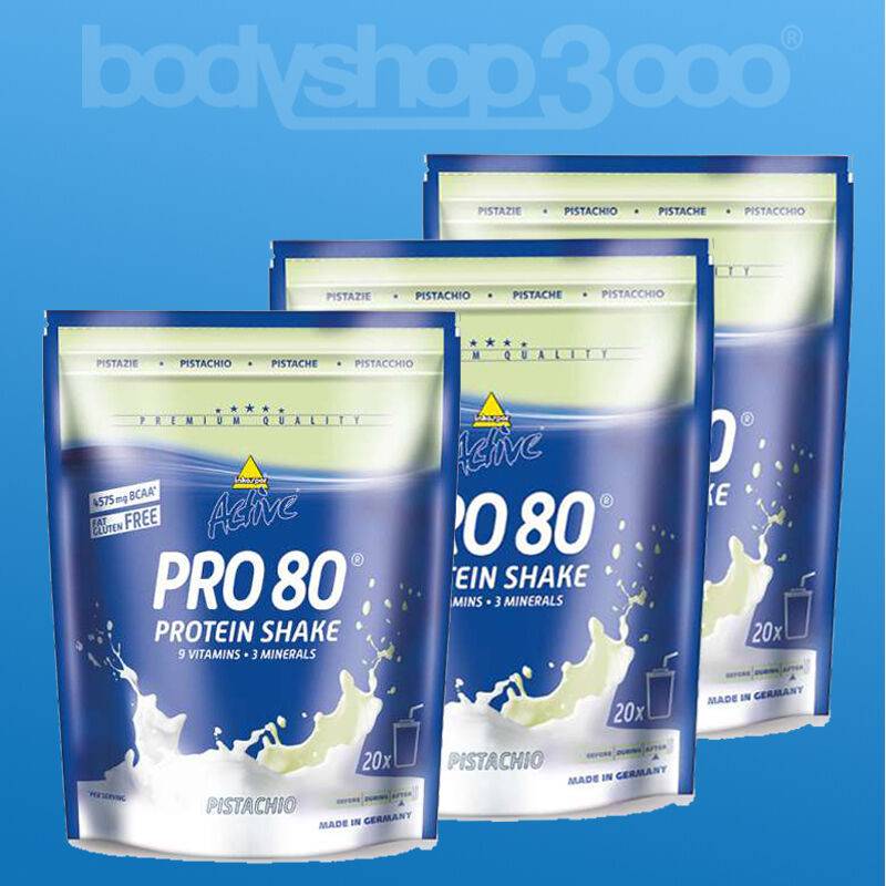Inko Active Pro 80 Protein 3 x 500g Inkospor Eiweiß