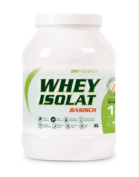 SRS Whey Isolat basisch 900g Dose