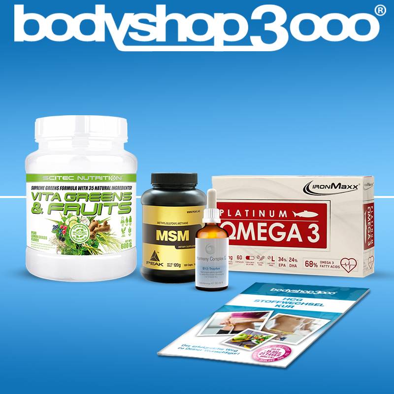 Stoffwechselkur HCG Diät Basispaket mit Hormony Complex G® B12-Tropfen