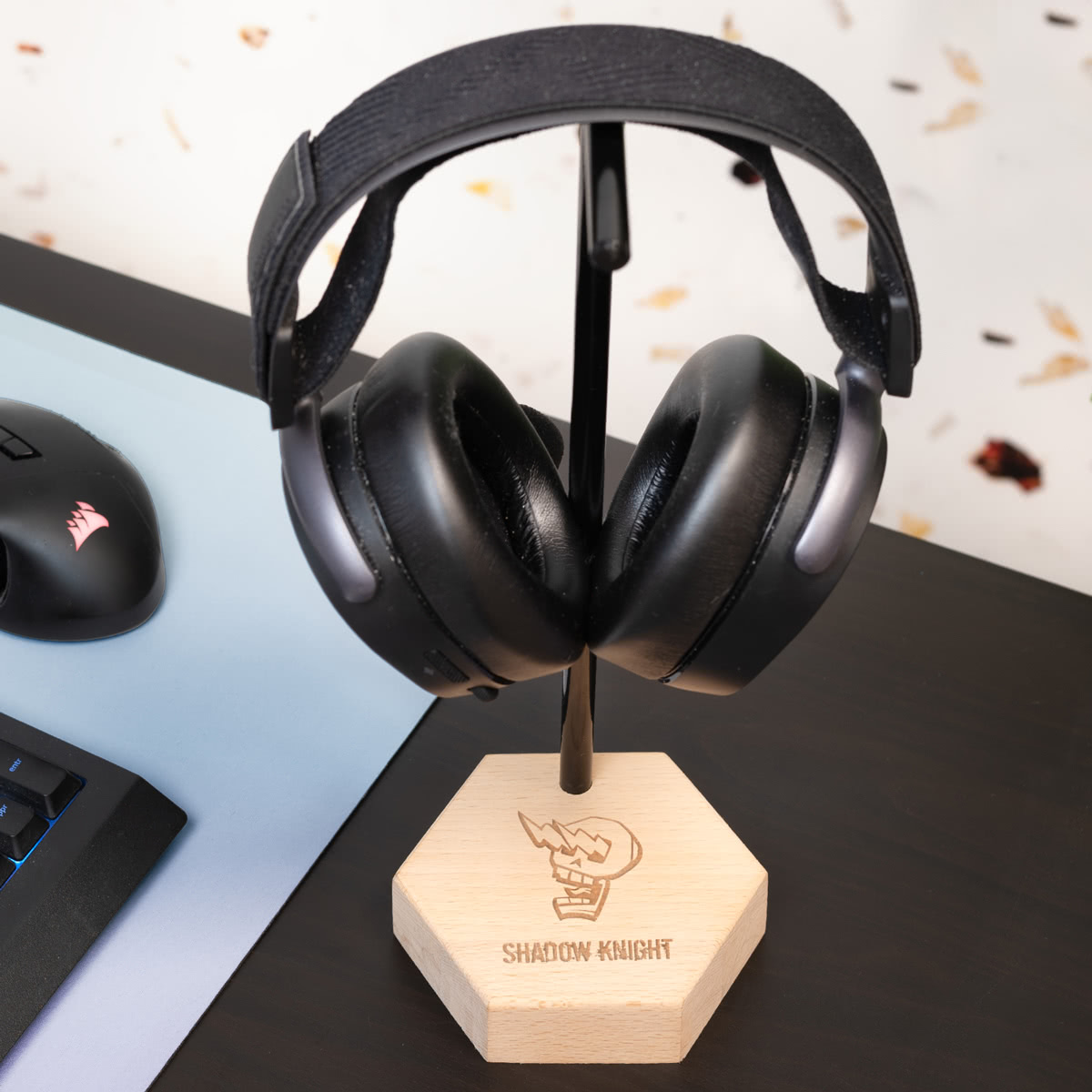 Kopfhörerständer mit Gravur personalisiert