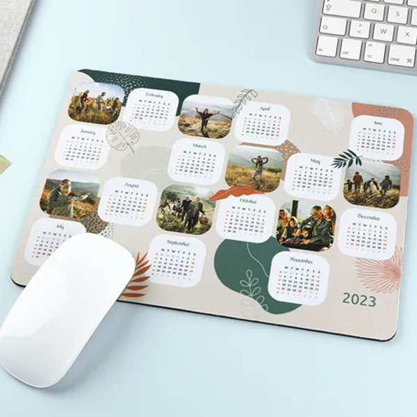 Mousepad mit Kalender