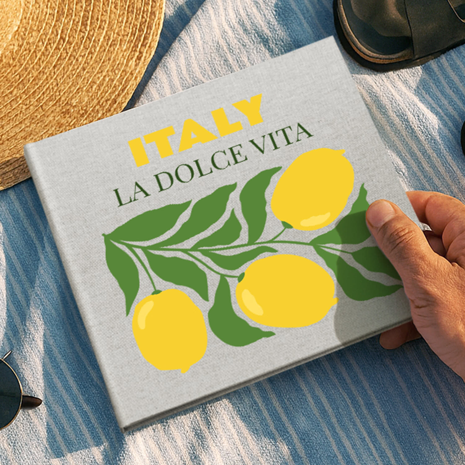 Fotobuch Large Quadrat - Hardcover Leinen mit Foto