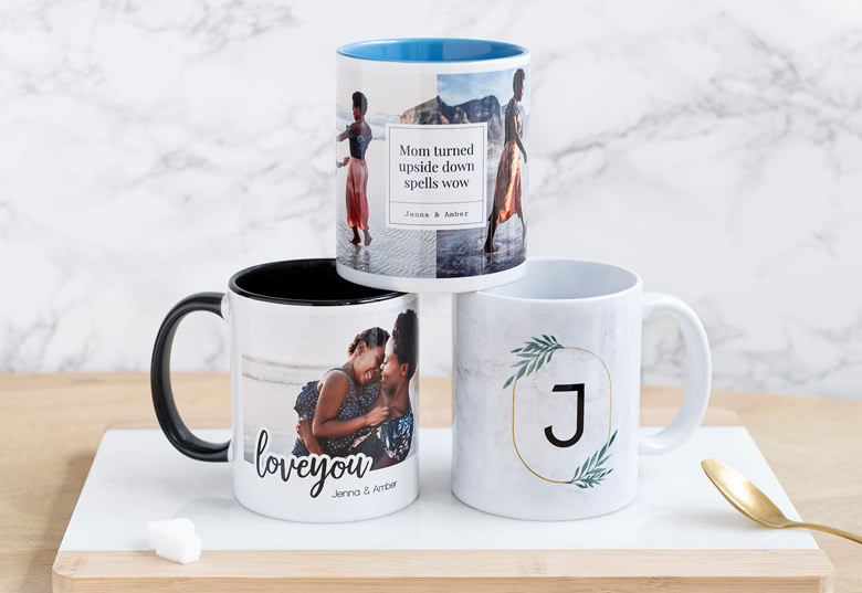 Farbige Tasse Schwarz