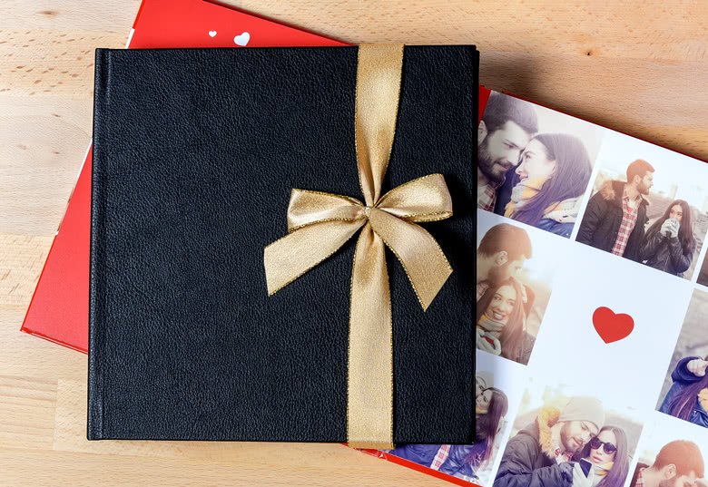 Fotobuch Large Quadrat - Hardcover Lederlook