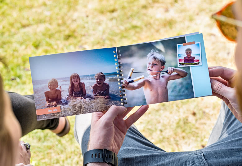 Fotobuch Medium Quer Spiralbindung
