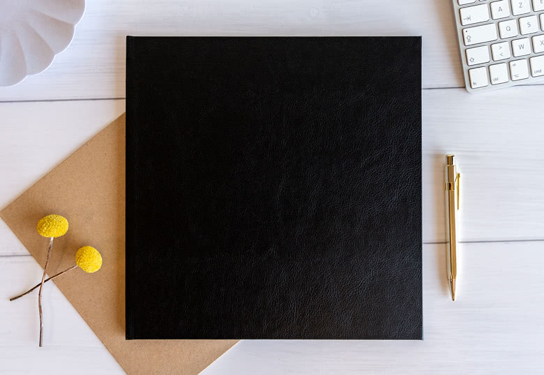Fotobuch XL Quadrat - Hardcover Lederlook