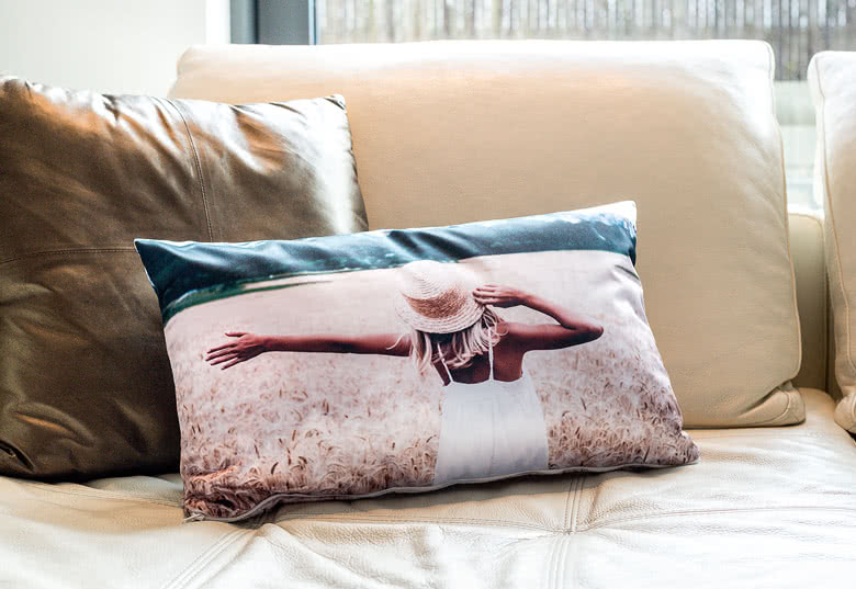 Kissenbezug mit Foto personalisiert (30x50, 1-seitig bedruckt, Polyester)