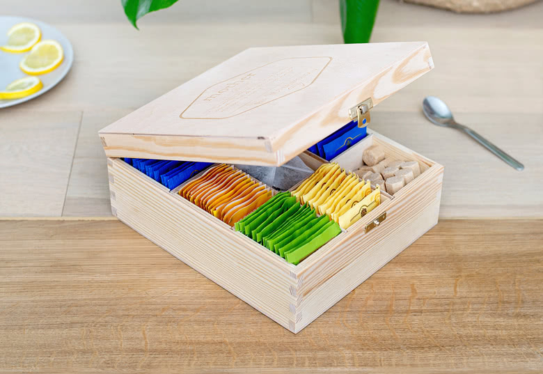 Teebox mit Gravur