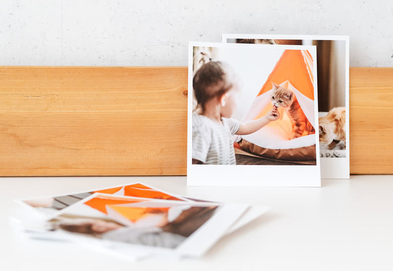 Fotos auf Fotokarton Quadratisch - 13er Set