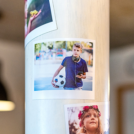 Foto-Magnetsticker Retro Querformat - 8 Stk.