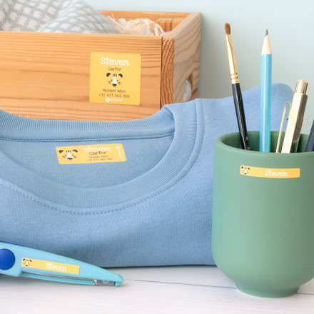 Starter Set Namensetiketten personalisiert - 96 Stk.