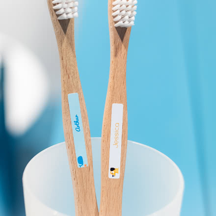 Namensaufkleber-Set klein – 48 Stk.