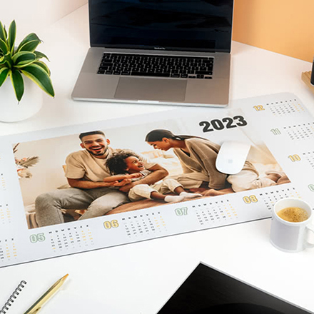 Mousepad Kalender (XXL, 80x40 cm)