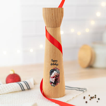 Pfeffermühle mit Foto personalisiert