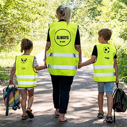 Warnweste personalisiert mit Aufdruck (Erwachsene, Grösse L-XL)