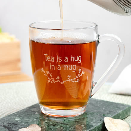 Teeglas personalisiert mit Gravur