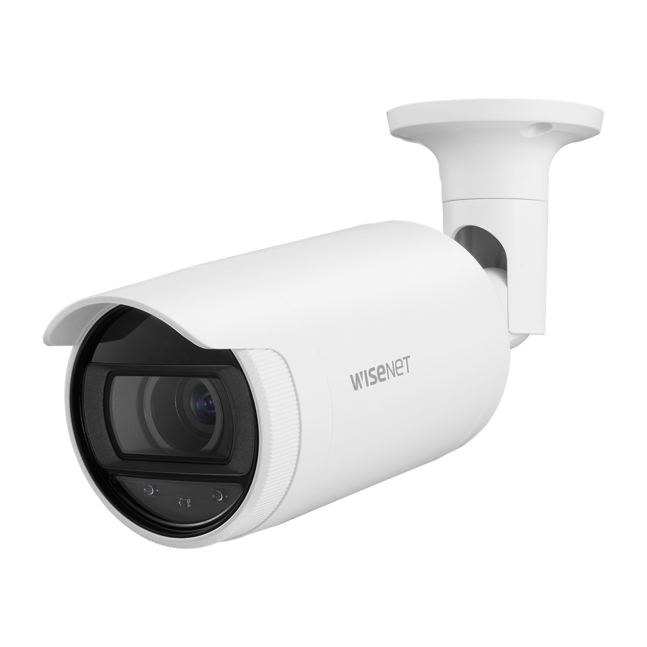Hanwha Vision Bullet Kamera ANO-L7082R 3,3 - 10,3mm A-Serie Überwachungskamera mit 4 Megapixel Auflösung. professionelle Kamera für außen