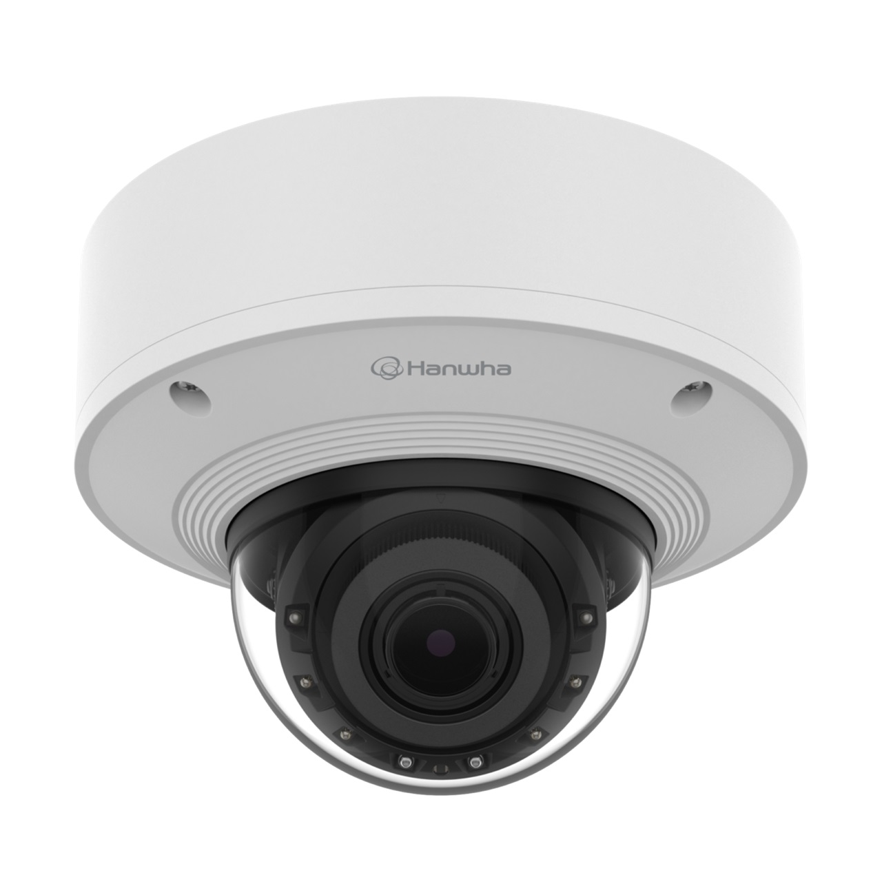 Hanwha Vision Dome Kamera PNV-A6081R-E1T 4,38 - 9,33mm P-Serie Überwachungskamera mit 2 Megapixel Auflösung. professionelle Kamera für außen