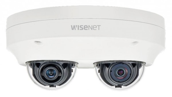 Hanwha Vision Dome Kamera PNM-7002VD P-Serie Überwachungskamera mit 2 Megapixel Auflösung. professionelle Kamera für außen