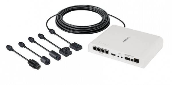 Hanwha Vision Diskret Kamera PNM-9000QB P-Serie professionelle Überwachungskamera mit 2 Megapixel Auflösung