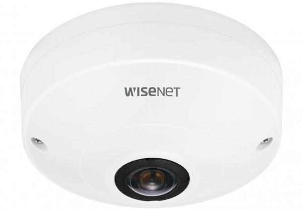 Hanwha Vision Hemispheric  Kamera QNF-8010 1,14mm Q-Serie Überwachungskamera mit 6 Megapixel Auflösung. professionelle Kamera für außen