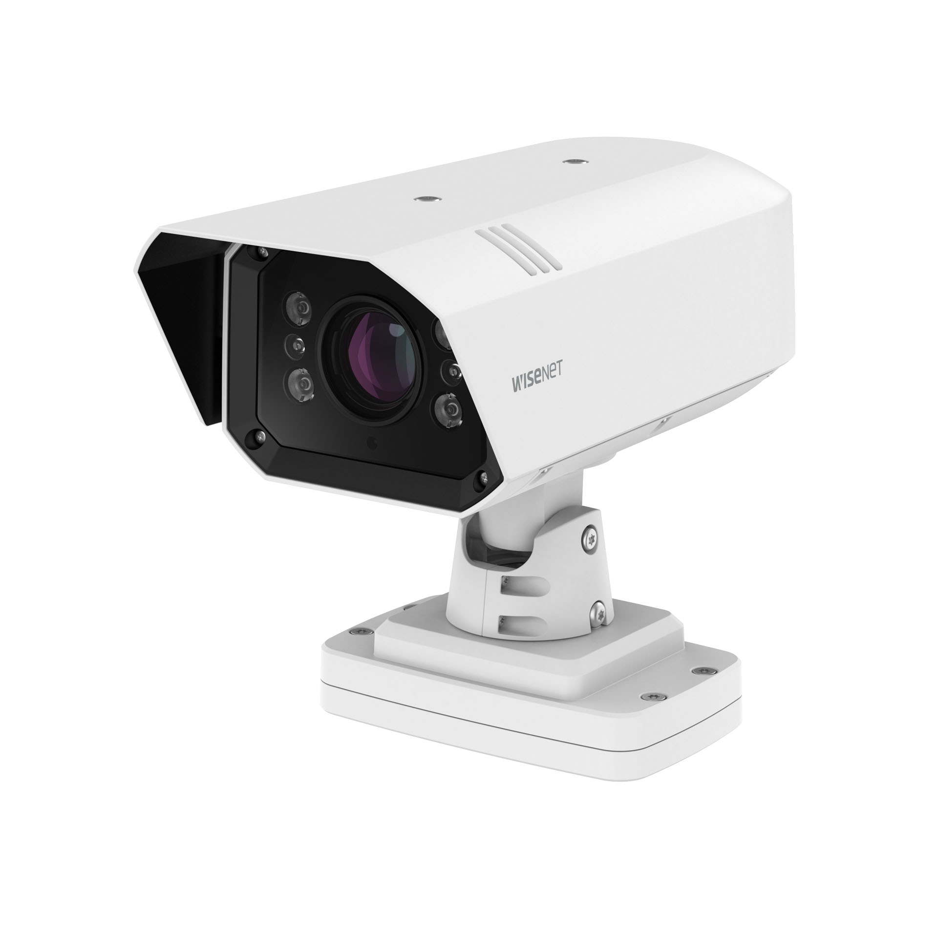 Hanwha Vision Kennzeichenkamera ANPR TNO-7180RLP Überwachungskamera mit 3 Megapixel Auflösung Bullet