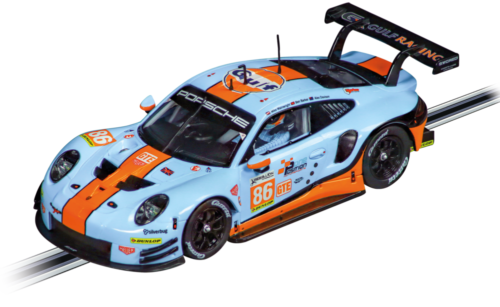|Porsche 911 RSR 'Gulf Racing  Mike Wainwright  No.86'  Silverstone 2018|