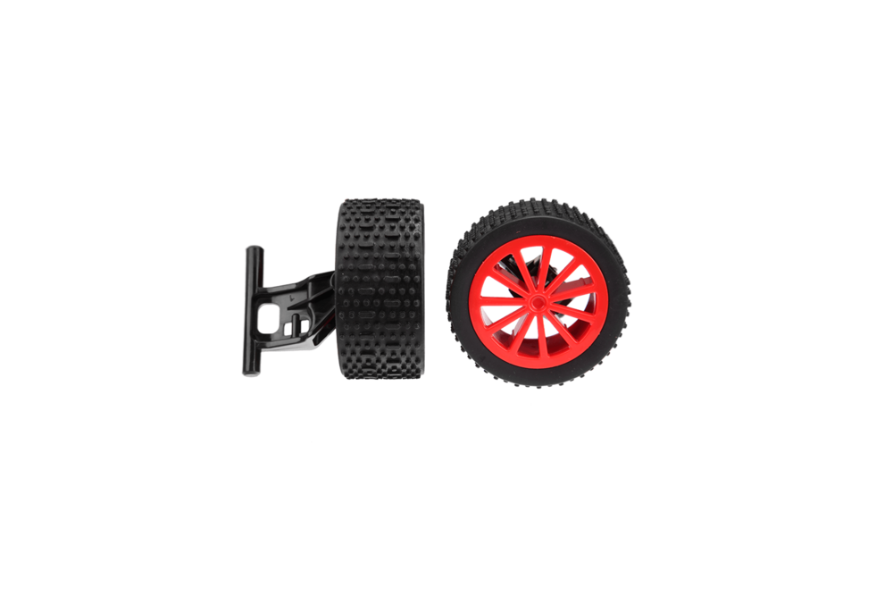 |2 Vorderräder mit Felgen + Radaufhängung für Turbo Fire (160108)  Turbo Fire 2 (370160116)|