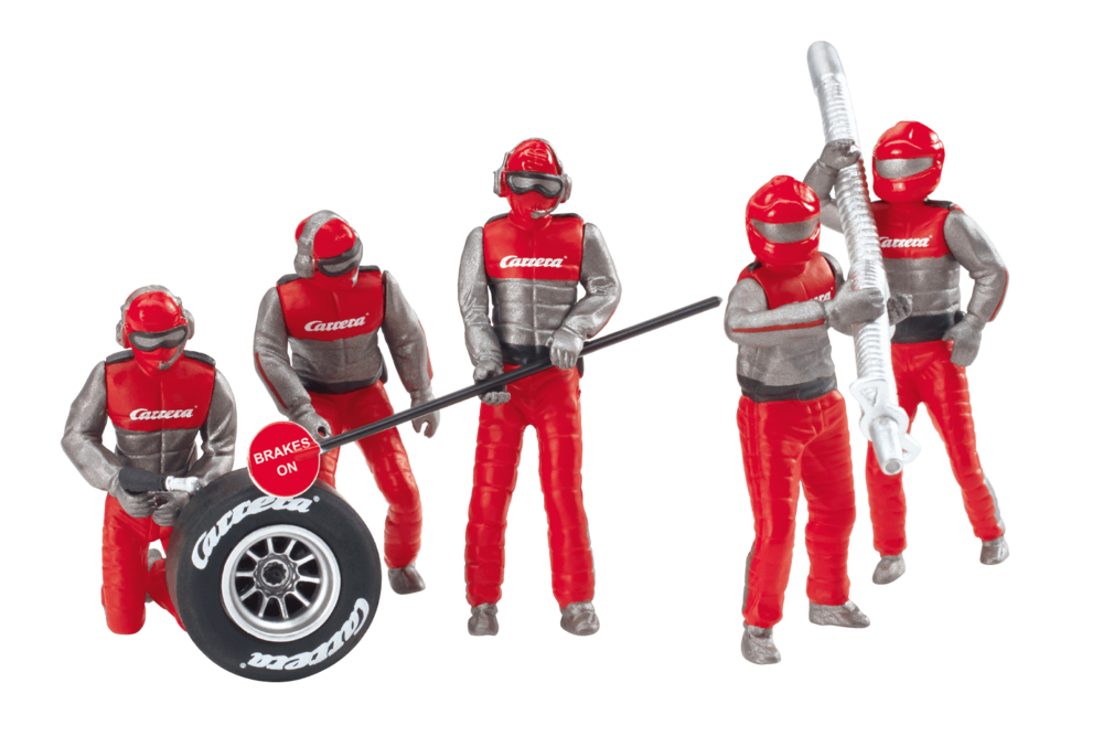 |Figurensatz Mechaniker  Carrera Crew rot|