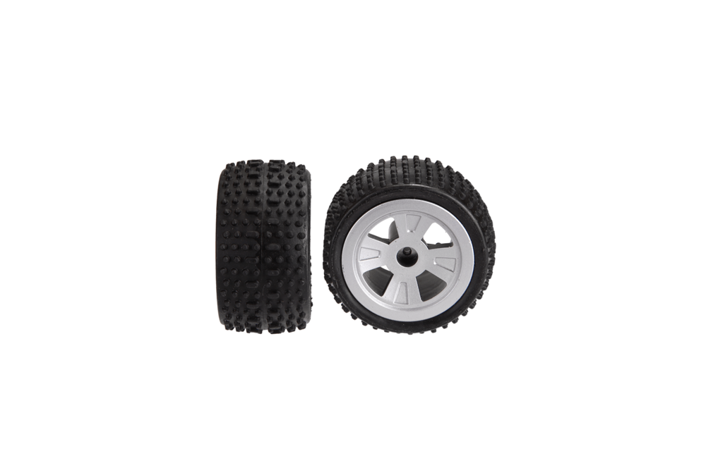 |2 hintere Reifen mit Felge für Carrera RC Red Bull RC1 201017 201025 201017|