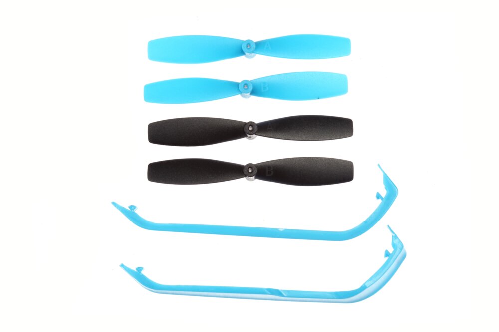 |Rotorblätter- & Dekoteileset komplett blau #503023|