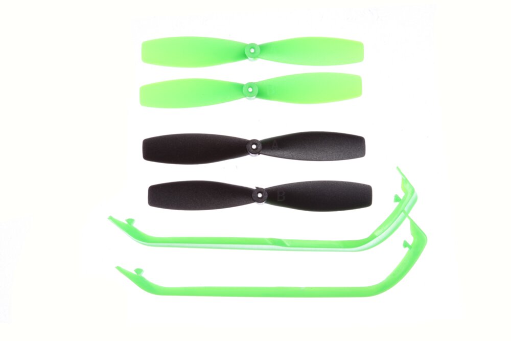 |Rotorblätter- & Dekoteileset komplett grün #503023|