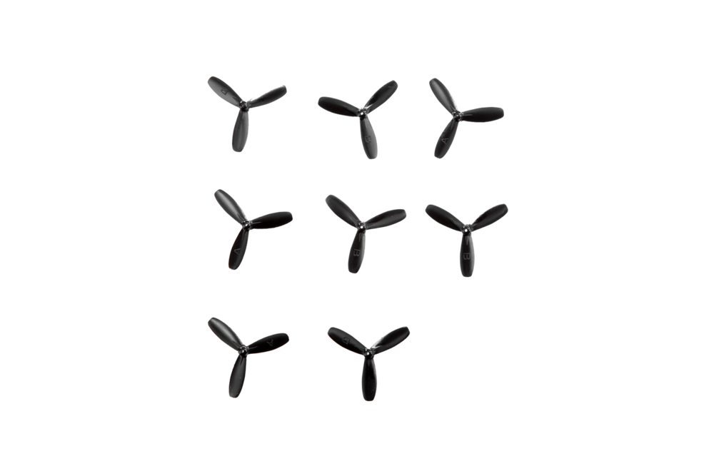|4x Rotorblätter (hinten) für Carrera RC Micro Quadrocopter (502002)|