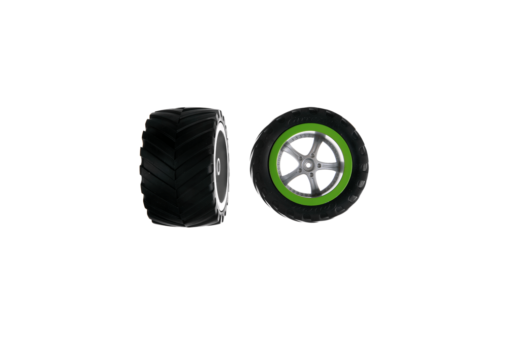 |2 hintere Reifen mit Felgen für Green Splash (142019  370142024)|