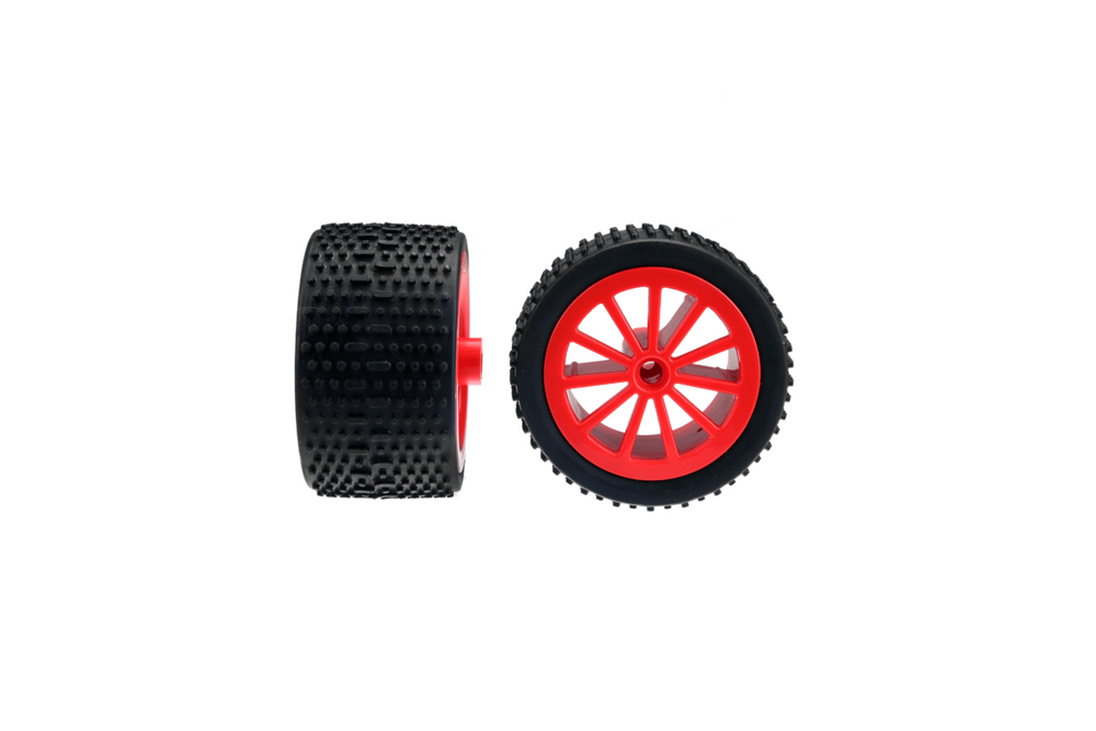 |2 hintere Reifen mit Felge  für Fire Wheeler (160110)  Fire Wheeler 2 (370160118)|