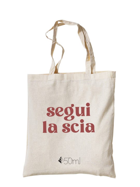50 ml - Segui la Scia Tote Bag - Unparfümiertes Zubehör