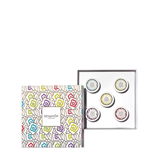 Benamor - Gift Set Lip Balm 5 x 12 ml - Feuchtigkeitsspendendes Set Für Alle Hauttypen