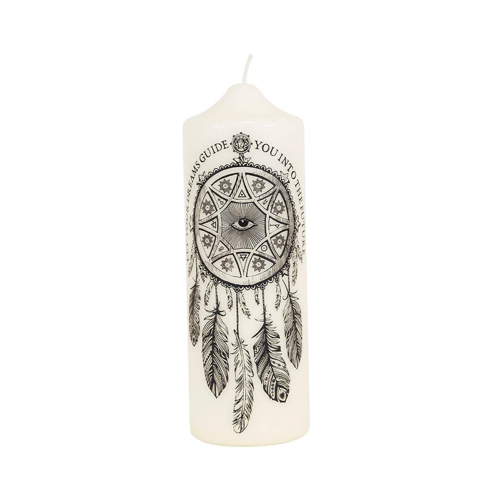 Coreterno - Dream Catcher Visionary Pillar Candle - Unparfümierte Kerze