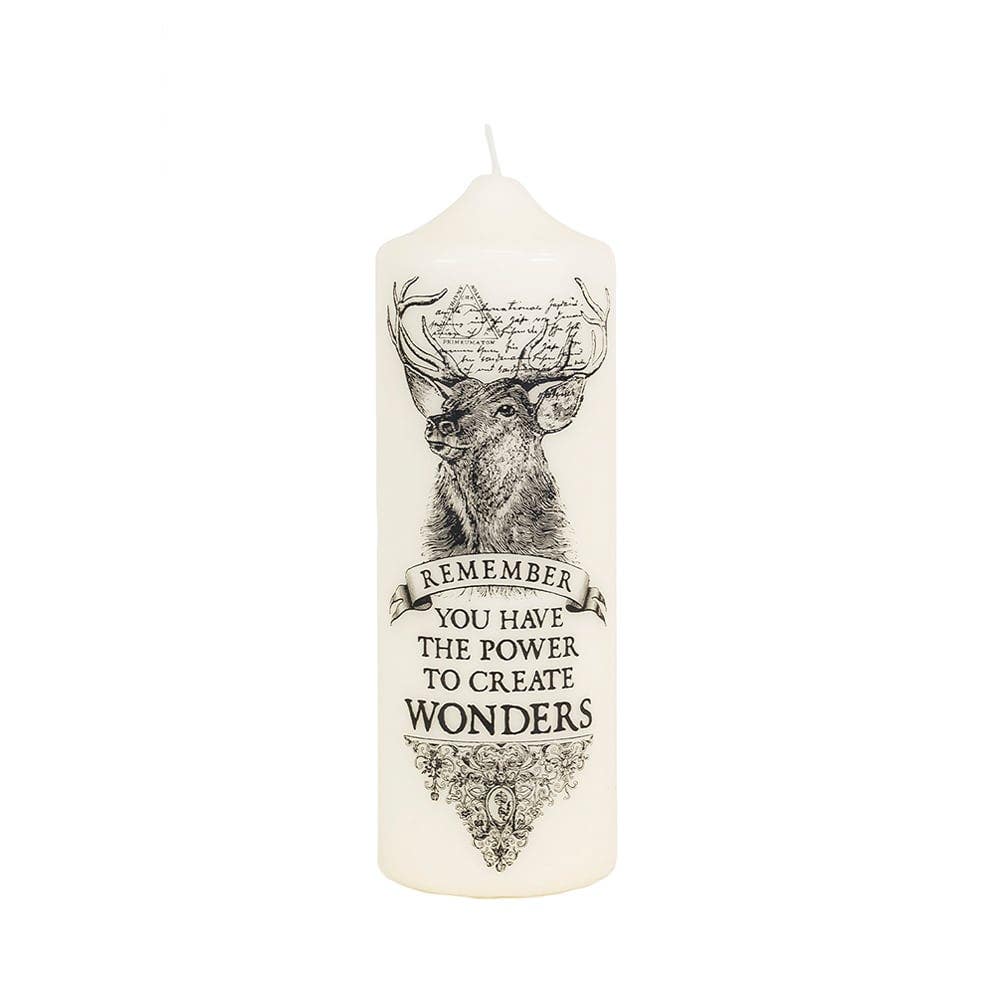 Coreterno - Wonders Visionary Pillar Candle - Unparfümierte Kerze