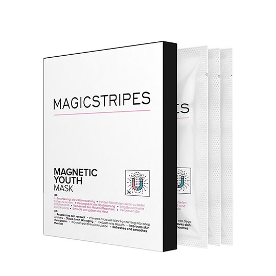 Magic Stripes - Magnetic Youth Mask 3 masks Multipack - Detox§e GesichtMaske Für Alle Hauttypen