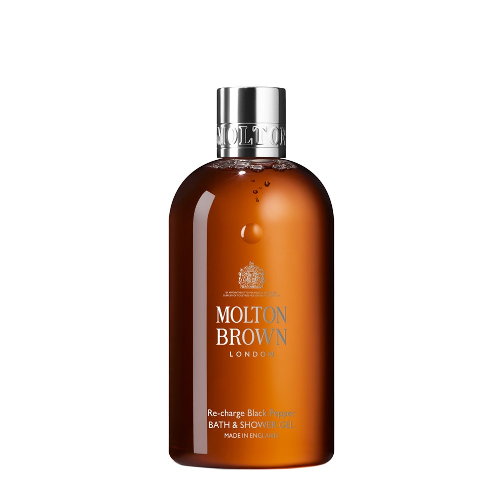 Molton Brown - Re-Charge Black Pepper Bath & Shower Gel 300 ml - Reinigendes Gel Für Alle Hauttypen
