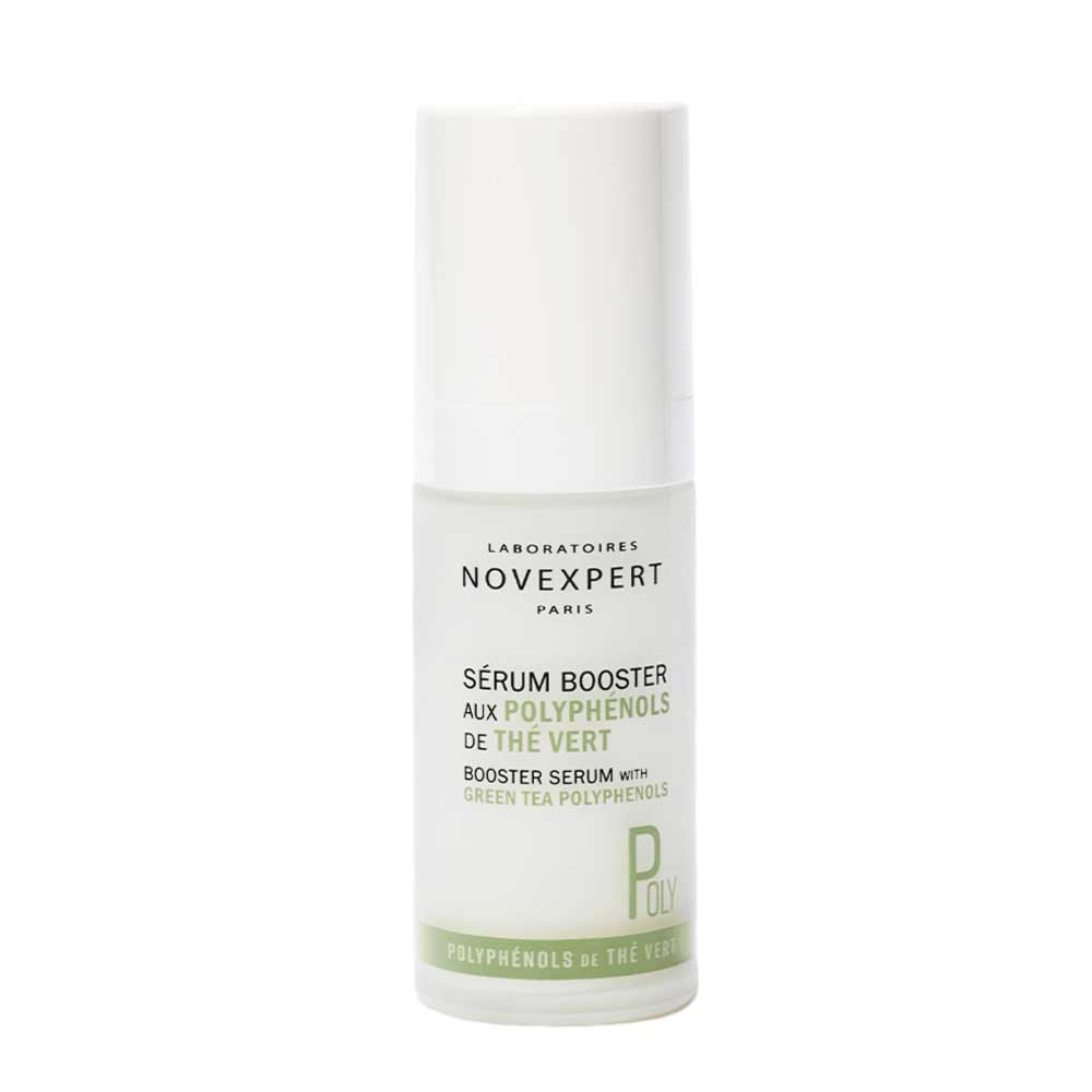 Novexpert - Serum Booster aux Polyphenols de The Vert 30 ml - Multifunktionales GesichtSerum Für Alle Hauttypen