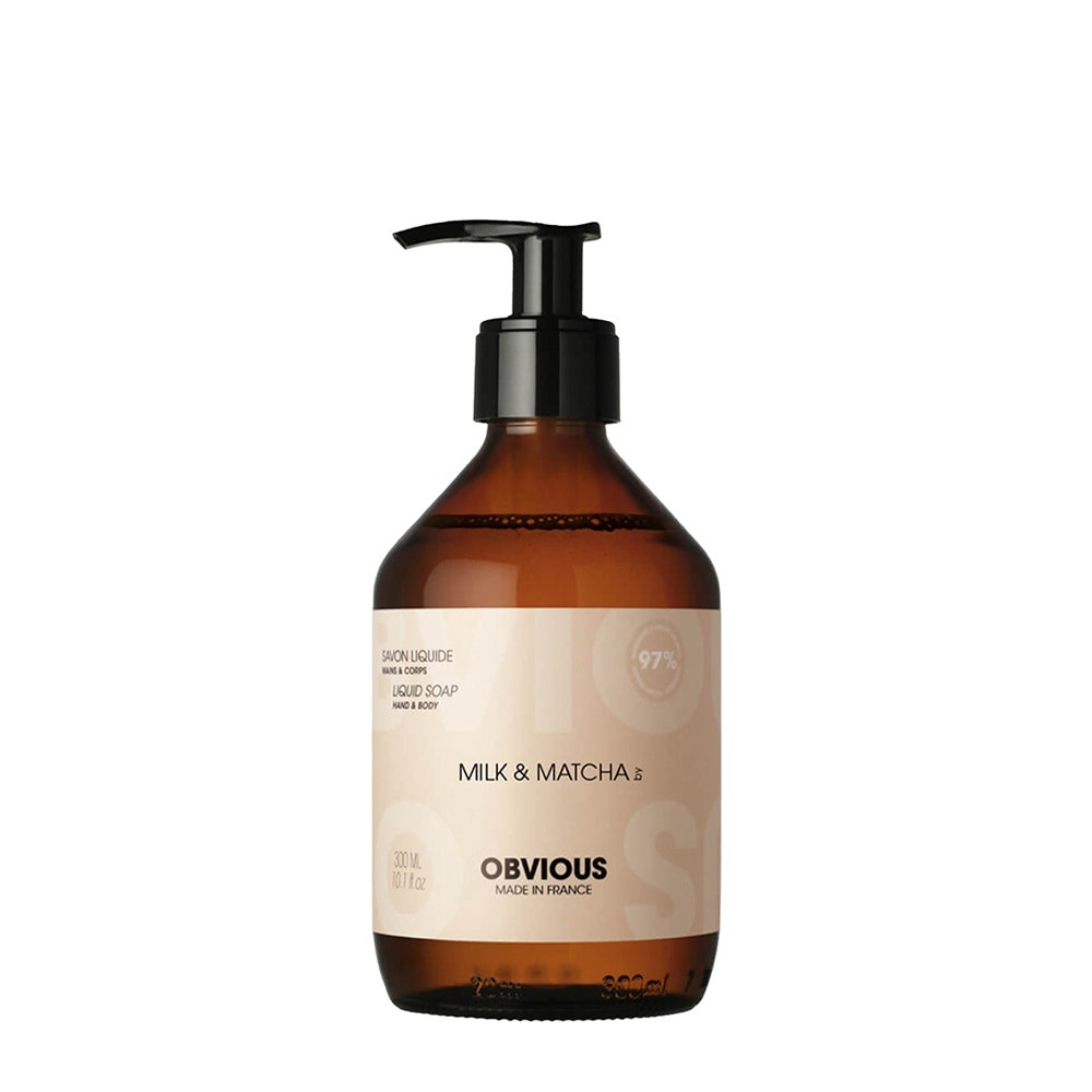 Obvious - Milk & Matcha Hand & Body Wash 300 ml - Reinigendes KörperGel