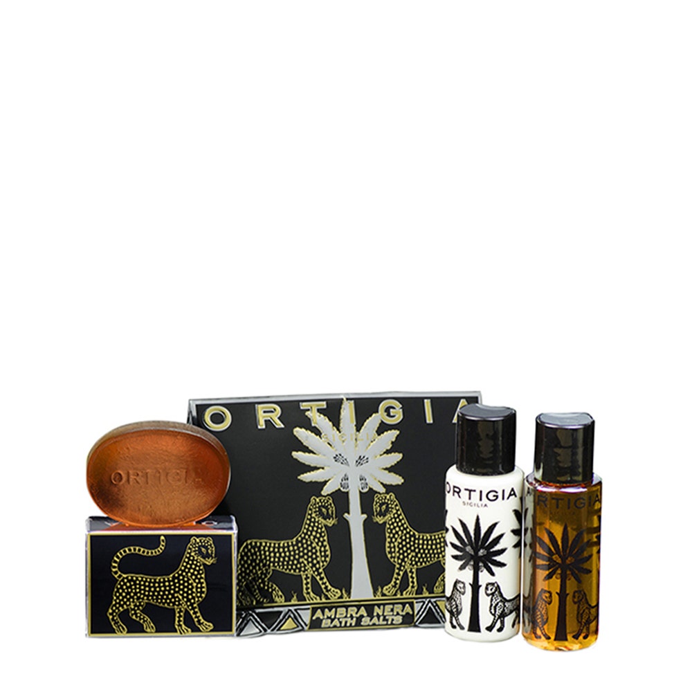 Ortigia - Ambra Nera Handbag Gift Set - Multifunktionales KörperSet