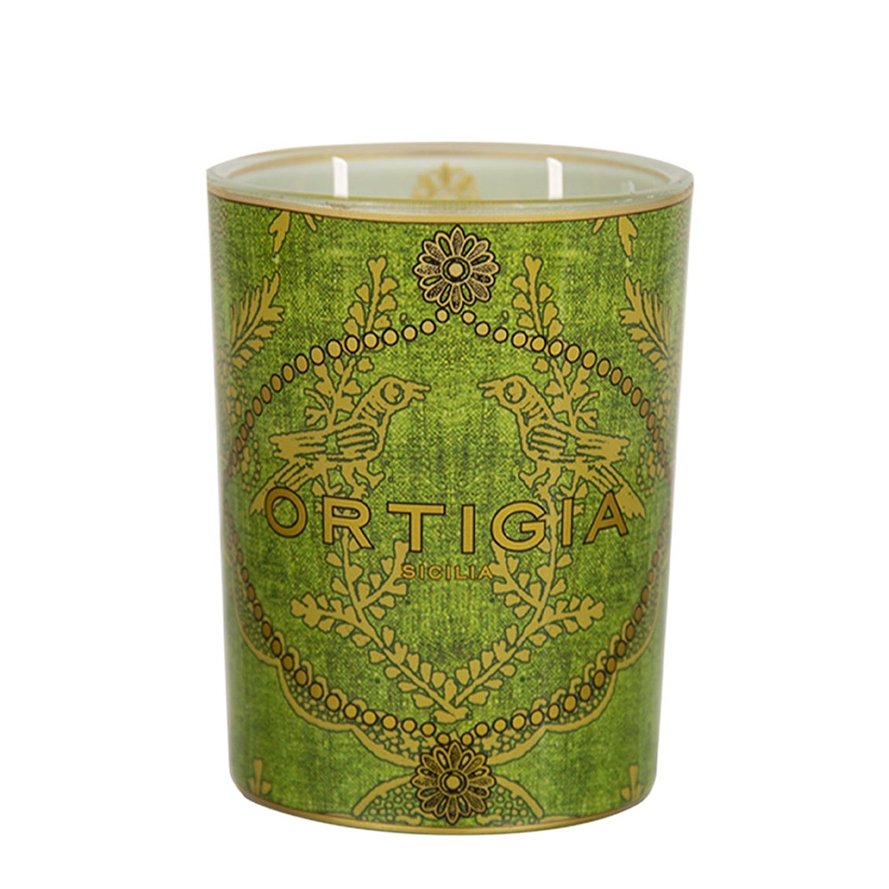 Ortigia - Lime di Sicilia Decorated Candle 380 g - Zitrusartige Kerze