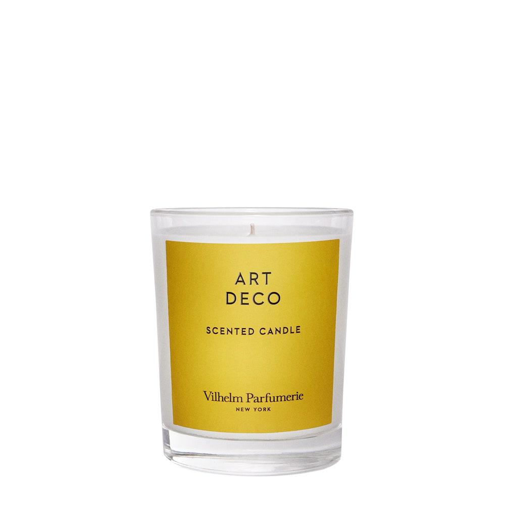 Vilhelm - Art Deco Candle - Blumige Kerze