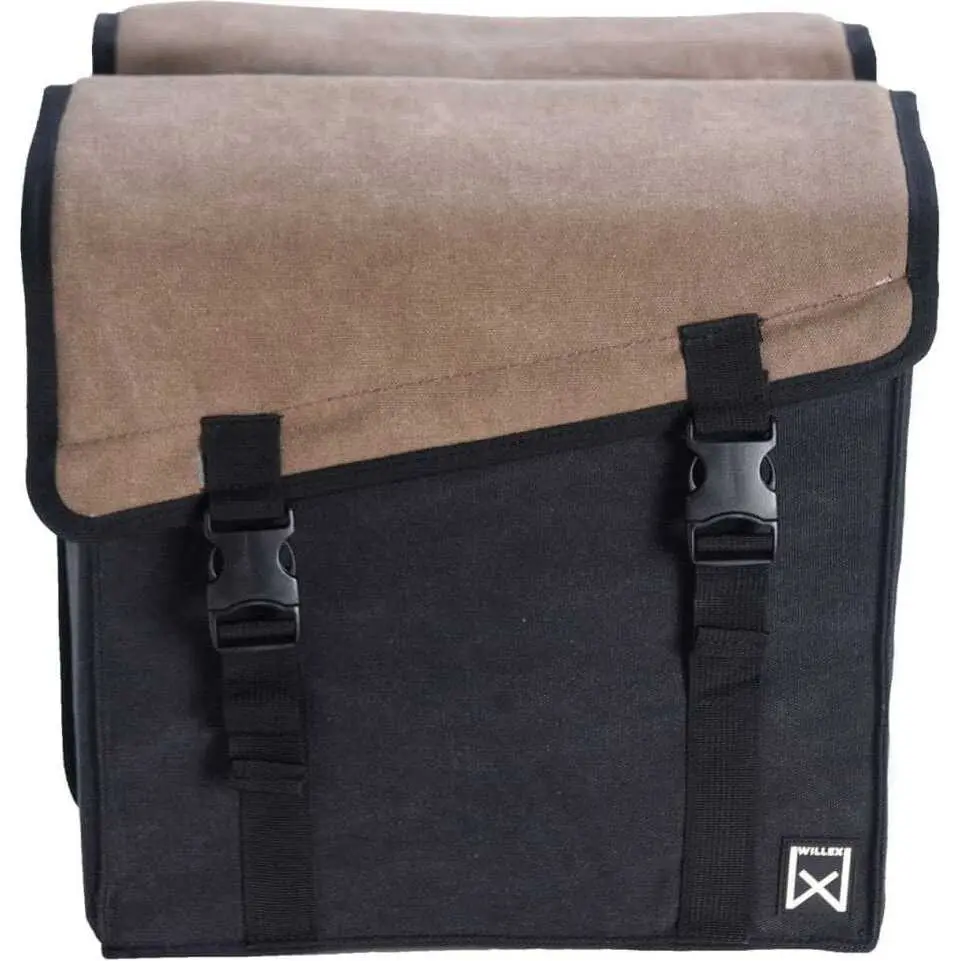 Doppelte Gepäckträgertasche Willex Canvas 101