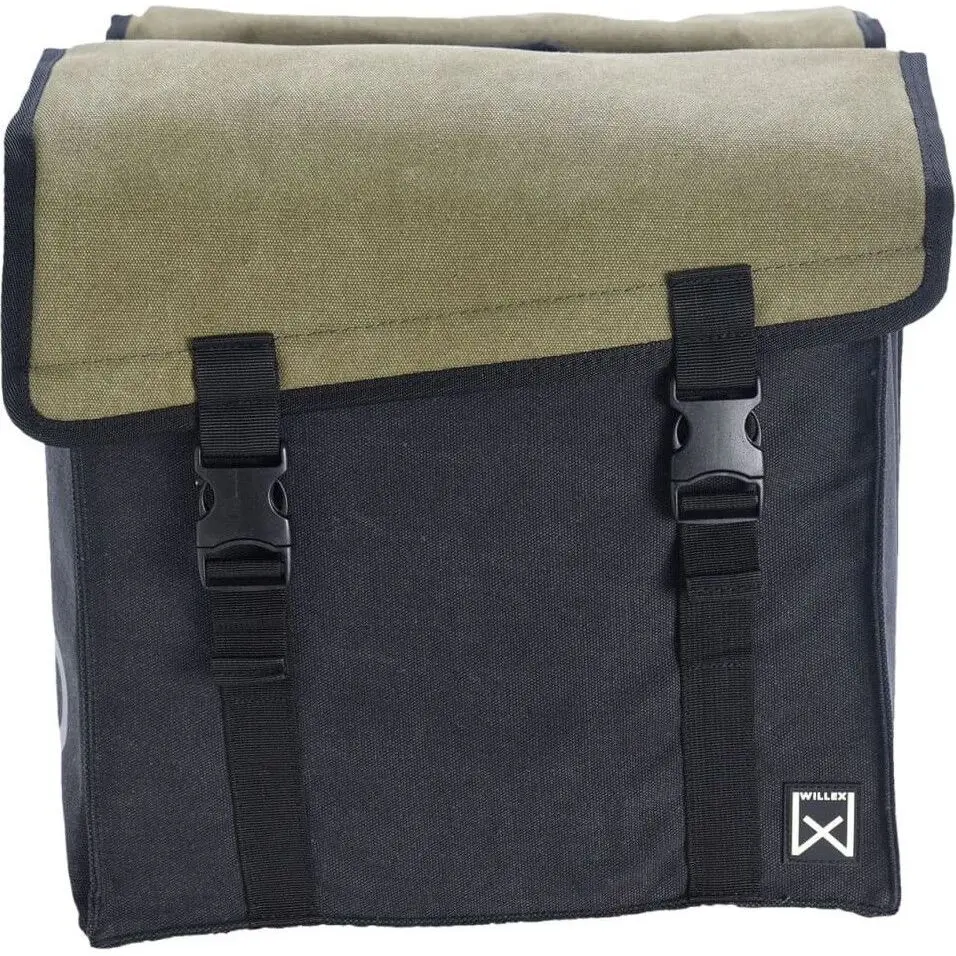Doppelte Gepäckträgertasche Willex Canvas 101